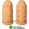 Guaina fallica stimolante +4 cm - prolunga in lattice per aumento del pene