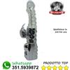 Vibratore rabbit travel clear silver: stimolazione rotante e clitoridea