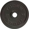 Toorx Fitness Disco Ghisa Nera - 20 kg. Ø Foro 25 mm. Linea Toorx DGN-20