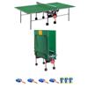 Garlando Tavolo Ping Pong Training Indoor Verde COD.C-112I Garlando con 4 Racchette e 18 Palline In Omaggio