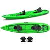 Big Mama Kayak Canoa due posti Mojito Big mama kayak - kayak 380 cm - 2 posti adulto + 1 posto bambino + 2 gavoni + 2 ruote integrate + 2 seggiolini - VERDE