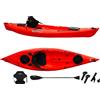 Big Mama Kayak Canoa 1 posto Privat 2.0 Fishing Big Mama Kayak monoposto da pesca 295 cm + 2 gavoni + 3 portacanne + 1 pagaia + 1 seggiolino(FULL PACK) - ROSSO