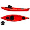 Big Mama Kayak Kayak monoposto Privat 2.0 Big Mama Kayak canoa da 295 cm + 2 gavoni + 1 seggiolino (PACK 2) - ROSSO