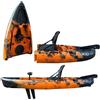 Big Mama Kayak KAYAK A PEDALI DIVISIBILE IN 2 CON PINNE BIG MAMA START S300 colore ORANGE