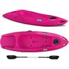 Big Mama Kayak Kayak 1 posto Jolly 2.0 Big Mama Kayak canoa 260 cm + 1 gavone + 1 pagaia in omaggio (PACK 1) Made in Italy - ROSA