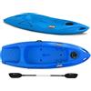 Big Mama Kayak Kayak 1 posto Jolly 2.0 Big Mama Kayak canoa 260 cm + 1 gavone + 1 pagaia in omaggio (PACK 1) Made in Italy - AZZURRO