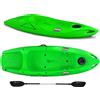 Big Mama Kayak Kayak 1 posto Jolly 2.0 Big Mama Kayak canoa 260 cm + 1 gavone + 1 pagaia in omaggio (PACK 1) Made in Italy - VERDE