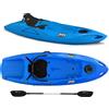 Big Mama Kayak Canoa monoposto Jolly 2.0 Big Mama Kayak 260 cm + 1 gavone + 1 pagaia + seggiolino (FULL PACK) Made in Italy - AZZURRO