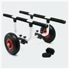 Big Mama Kayak CARRELLO PORTA CANOE kayak trolley BARRE ORIZZONTALI PORTATA 90 KG - RUOTE DA 26 CM cod 62640 62639 - BIG MAMA KAYAK adatto a triken 405 e 330