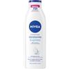 NIVEA Crema Corpo Idratante Express 250 ml, Crema idratante corpo 72h arricchita con Acido Ialuronico Puro, Minerali Marini e Siero Nutrimento Intenso, Crema corpo idratante pelle secca o normale