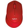 Logitech Mouse senza Fili Logitech M330 Rosso