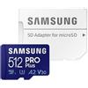 Samsung Scheda Di Memoria Micro SD con Adattatore Samsung MB MD512KA/EU 512 GB SSD