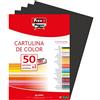 Fixo 11120310 - Confezione di 50 cartoncini, formato A3, colore: nero | Cartoncini scolastici certificati FSC per artigianato, lavori e progetti creativi