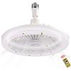 shengyi Ventilatore Soffitto Con Lampada 30W, Lampadario Con Ventilatore, Ultra-Silenzioso 3 Velocità Regolabile Fan Plafoniera Con Telecomando, Timer Silenzioso Moderno Ventilatore Soffitto Camera Letto