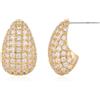 WEGOLIMME Orecchini da Donna Dupes Oro 18K a Goccia Dorati Punto Luce Anallergici a Bottoni Gioiello Idee Regali Donna Compleanno Ragazza Mamma Fidanzata Migliore Amica Sposa Anniversario Matrimonio