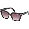 Tom Ford Occhiali da Sole WINONA FT 1030 Shiny Black/Light Violet Shaded 53/15/140 donna