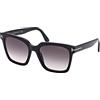 Tom Ford Occhiali da Sole SELBY FT 0952 BLACK/SMOKE SHADED 55/19/140 donna