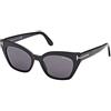 Tom Ford Occhiali da Sole JULIETTE FT 1031 SHINY BLACK/GREY 52/18/140 donna