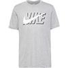 NIKE DZ3276-063 M NSW Tee Swoosh Block T-Shirt Uomo Dk Grey Heather XL