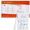 self-diagnostics Test antidroga urine Multi 6 TG - Rilevamento di 6 tipi di droga Anfetamina, Benzodiazepine, Cocaina, Ecstasy, Oppiacei/Morfina e Cannabis (THC) - Test rapido - Test droga urine - Test rapido su urina in 5 minuti