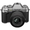 FUJIFILM X-T50+ XC 15-45 SILVER - GARANZIA UFFICIALE FUJIFILM ITALIA