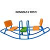 I GIARDINI DEL RE DONDOLO 2 POSTI SE-03 PER Bambini dai 3 ai 10 anni Dimensioni cm 140x39x54h