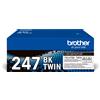 BROTHER BIPACK 2 TONER XL ORIGINALI NERO PER BROTHER HL-L3210CW L3230CDW L3270CDW DCP-L3510CDW L3550CDW MFC-L3710CW L3730CDN L3750CDW L3770CDW CARTUCCE TN-247 BK TWIN - BROTHER - TN247BKTWIN