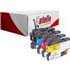 KIT 4 CARTUCCE COMPATIBILI CON BROTHER LC3237 NERO+COLORI - NO-NAME