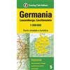Touring Club Italiano Germania, Lussemburgo, Liechtenstein 1:800.000. Carta stradale e turistica