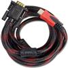 vetrine inrete Vetrineinrete® Cavo da HDMI a VGA schermato con filtri da 10 metri adattatore monitor pc televisore alta definizione risoluzione 1080p connettori oro 24K HDVA-RT10M D54