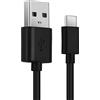 CELLONIC® Cavo USB del Tipo USB C Type C Compatibile con Samsung Galaxy S23,S22, S21, S20, S20 Fe, S10, S9, Plus, Ultra 3A Cavetto per Telefono Smartphone 1m in PVC Nero per Cellulare