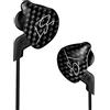 KZ ZST Dynamic Hybrid Dual Driver In-Ear Cuffie (Nero Senza Mic)