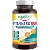 Equilibra, Vitamina B12 Metilcobalamina, Alto Dosaggio 1000 mcg per dose, 180 Compresse Masticabili, Vegan, Gusto Frutti di Bosco, Riduzione Stanchezza e Affaticamento, Normale Metabolismo Energetico