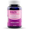 FOLTI VIT Biotina 180 perle (6 Mesi), Integratore Alimentare per Capelli, Unghie e Pelle con Biotina, Zinco, Olio di Borragine e Vitamina E, Senza Glutine e Senza Lattosio