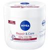 NIVEA Crema Corpo Repair & Care Urea 400 ml, Crema multiuso per pelle molto secca e ruvida, Crema corpo, viso e mani idratante 72h arricchita con 15% di Glicerina e Urea