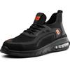 Black Hammer Scarpe da Lavoro da Uomo Punta in Acciaio - Formatori per la sicurezza Leggere & Traspirante S1P SRC - Calzature Resistenti per Magazzino e Utilità - Resistente alle Forature 3000 (43 EU)