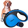 Edipets, Guinzaglio per Cani Allungabile, Retrattile, 5 e 8 Metri, Guinzaglio Flessibile per Addestramento e Passeggiate, per Cani Piccoli, Medi e Grandi (8 Metri, Blu)