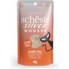 Schesir Silver, Gusto Salmone in Mousse, Cibo Umido Completo per gatti anziani (Buste 12 da 70g)