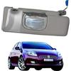 Generico ALETTA PANTINA PARASOLE PER FIAT BRAVO DAL 2007 IN POI LATO DESTRO (PASSEGGERO) CON TASCA E SPECCHIO CON LUCE DI CORTESIA INTEGRATA