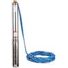 SHYLIYU Pompa per Pozzi Profondi 220V 550W Sommergibile Pompa Acqua 3300L/H Pompa Immersione Pozzo Profondità Fino a 89m Con 20m Cordone