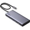 UGREEN Revodok Pro 308 Hub USB C Triplo Schermo 2 HDMI 1 DisplayPort 4K 60Hz Adattatore Type C 3.2 10Gbps PD 100W Ricarica Docking Station Tipo C Compatibile con MacBook Pro Air Surface