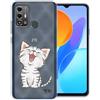 LYZXMY Cover per ZTE Blade A53 Pro (6.52) pattern-cat Trasparente Custodia Morbido Silicone Protettivo TPU Case