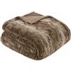 Madison Park Zuri Oversize in Finta Pelliccia, 60 da 177,8 cm Marrone Chiaro