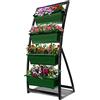 Outland Living Fioriera rialzata da 1,8 m, verticale, autoportante, con 4 contenitori, ideale per patio o balcone, interni ed esterni, perfetta per coltivare ortaggi, erbe aromatiche, fiori