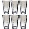 LEONARDO HOME OPTIC 025899 - Set di 6 bicchieri da 300 ml, colore: Grigio