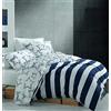 Bonateks, Set copripiumino singolo Ranforce 100% cotone, copripiumino 200 x 220 cm, lenzuolo con angoli, 240 x 260 cm, federa: 50 x 70 cm