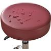 ZZDZW 1/2/4/6 Pezzi Copri Pouf Da Bar Rotondo Impermeabile Pelle PU Copriseduta Sedie Alta Elasticità Fodera Per Sedia Cuscino Copridivano Coprisgabello Da Bar Elastico Per Sedie ( Color : Burgundy , Size :