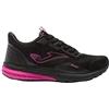 Joma Serie Boro Lady, Running Shoe Donna, Nero-Fucsia, 39 EU