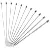 LIHAO 11 paia (22 pezzi) di aghi da maglia in acciaio inox unico punta per lana (2 mm-8 mm, lunghezza 35 cm)