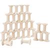 PH PandaHall 30pz Bobina Vuota Legno Bobina Vuota per Corda, Bobine di Filo Vuote Bobine di Legno Artigianali per Filo da Ricamo Macchine da Cucire Cucito Artigianato, 47x31mm